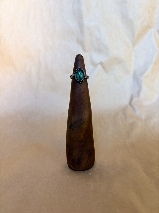 baubled green jester ring