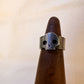 skull wide band ring