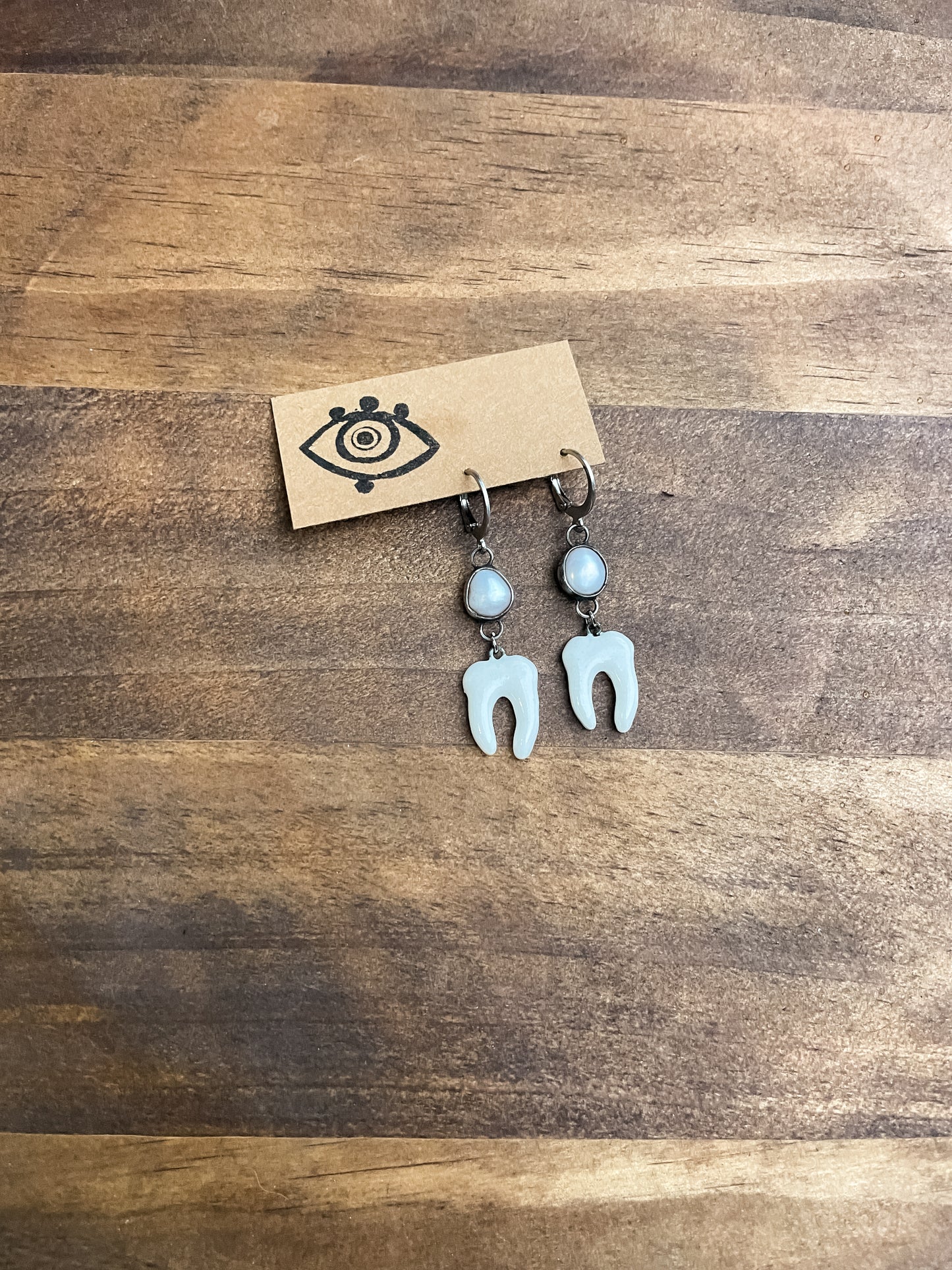 pearly whites earrings