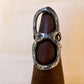 hammered double portal ring