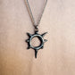 sun flare portal necklace