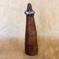 black pearl bar ring