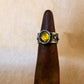 slime green knight ring