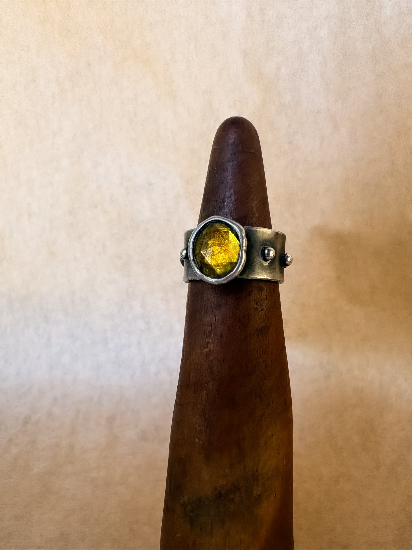 slime green knight ring