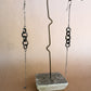 metallurgist chain earrings II