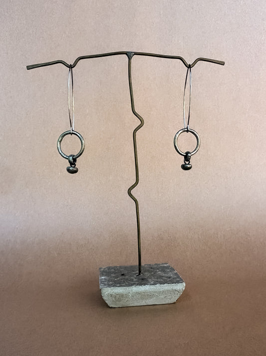 mushroom cap earrings