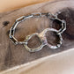 hammered infinity bracelet