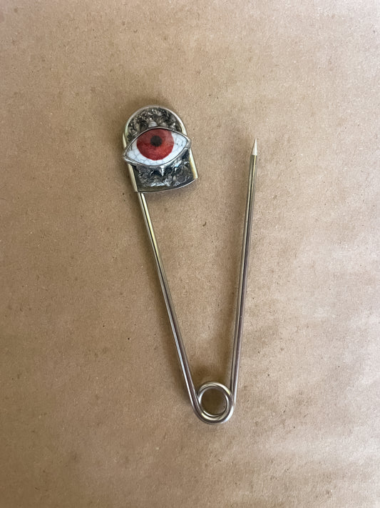 zombie eye safety pin