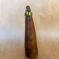 spiked chartreuse ring