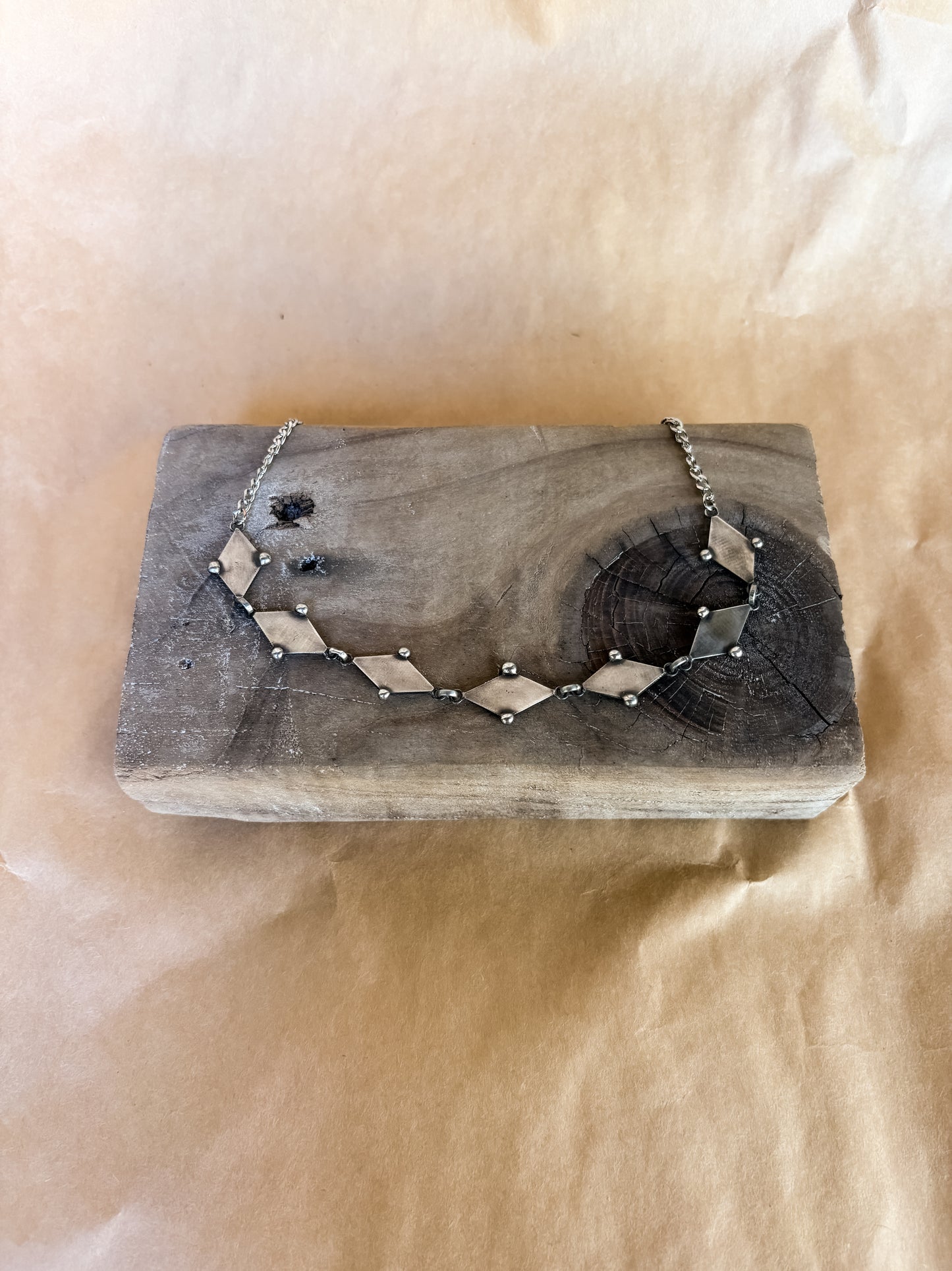 harlequin diamond choker