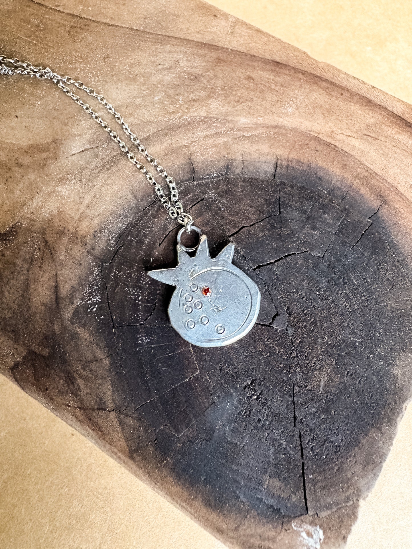 pomegranate necklace
