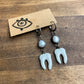 pearly whites earrings