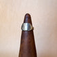 hammered signet ring