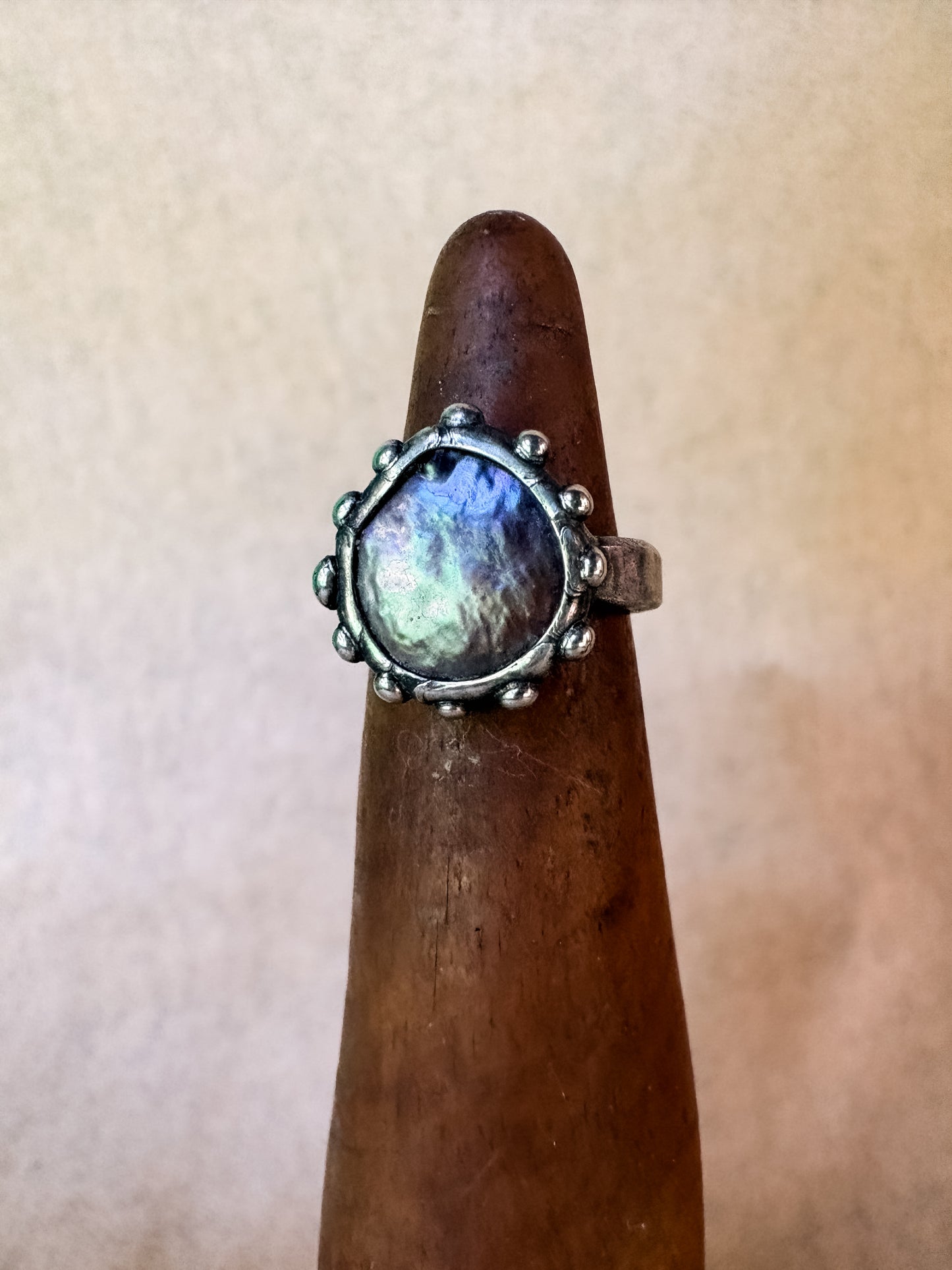 navy lily ring