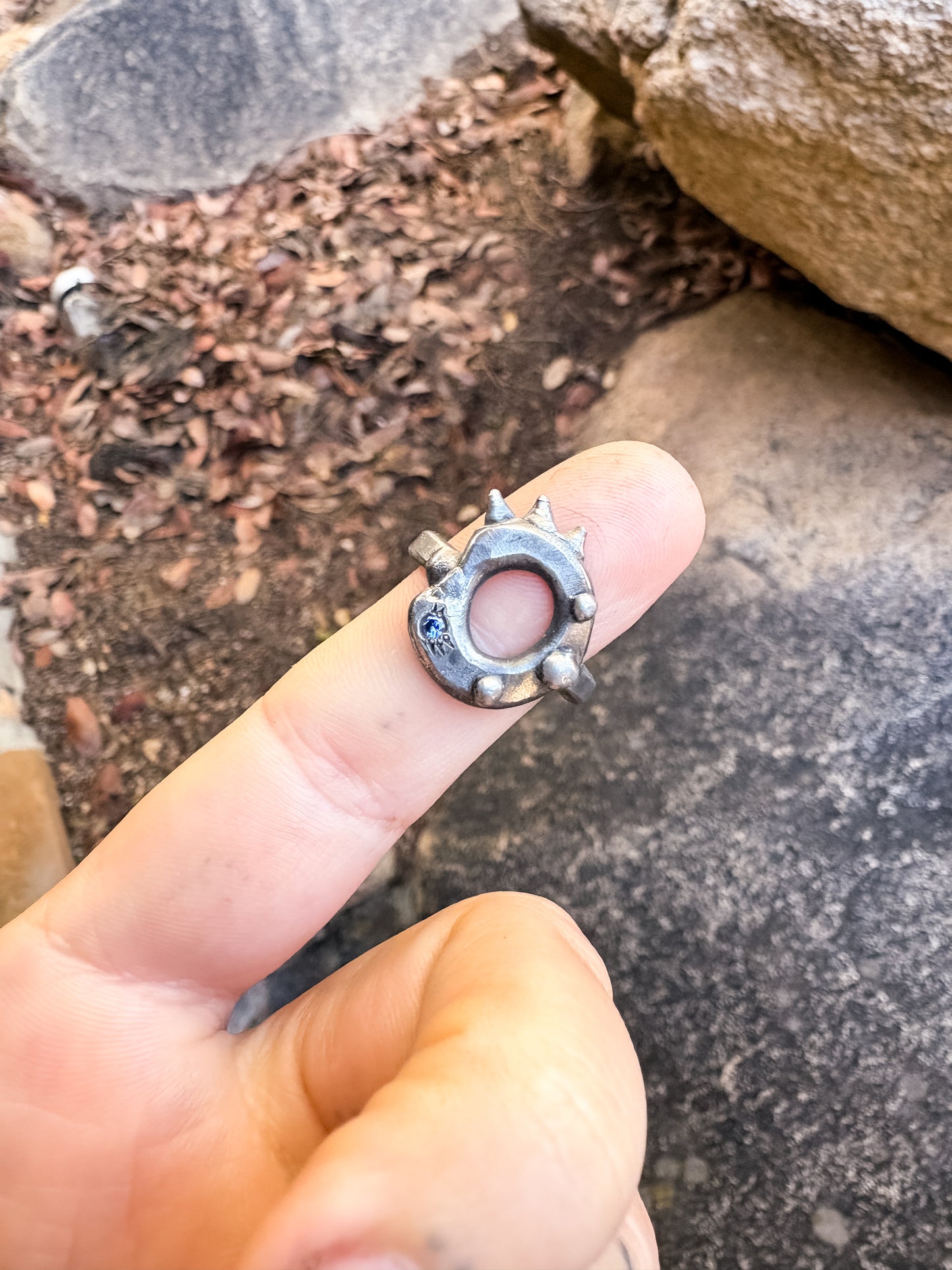 cornflower junk ring