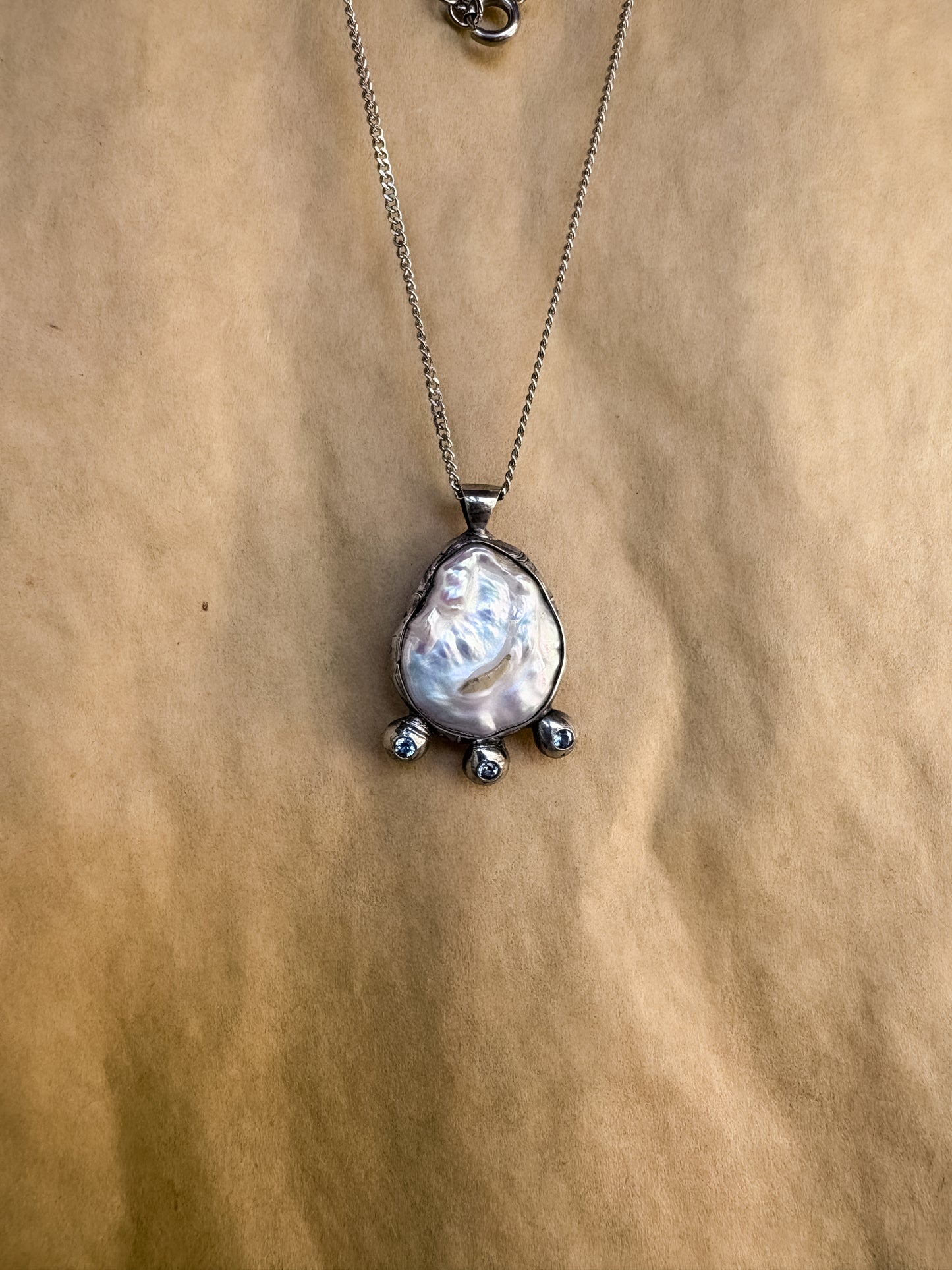 starry moon wrap necklace