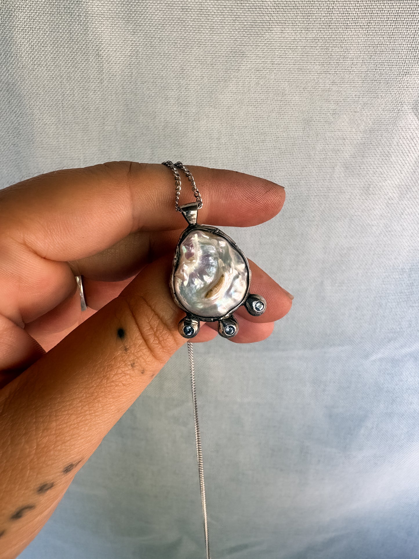 starry moon wrap necklace