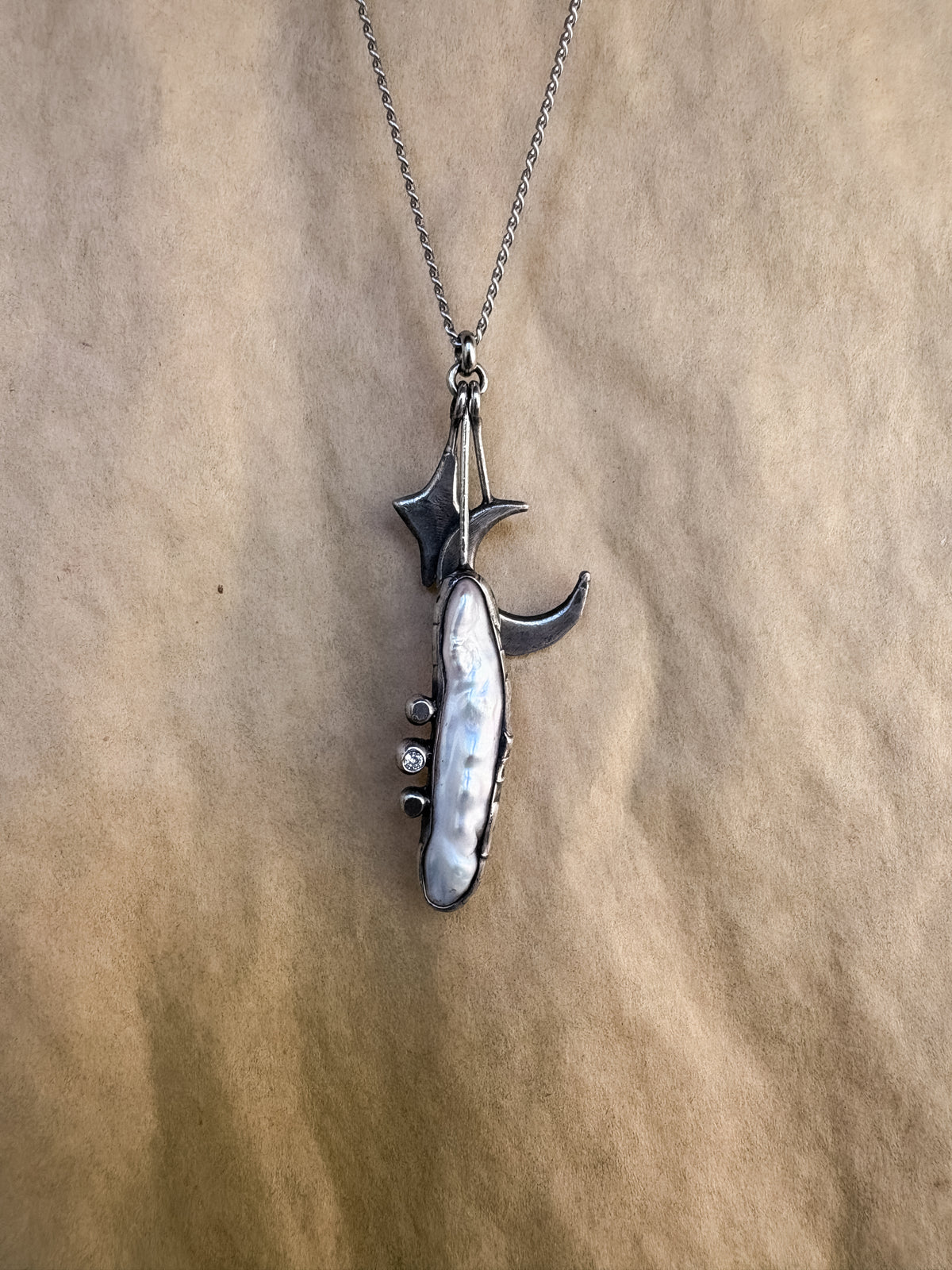 midnight muse charm necklace