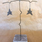 long star earrings