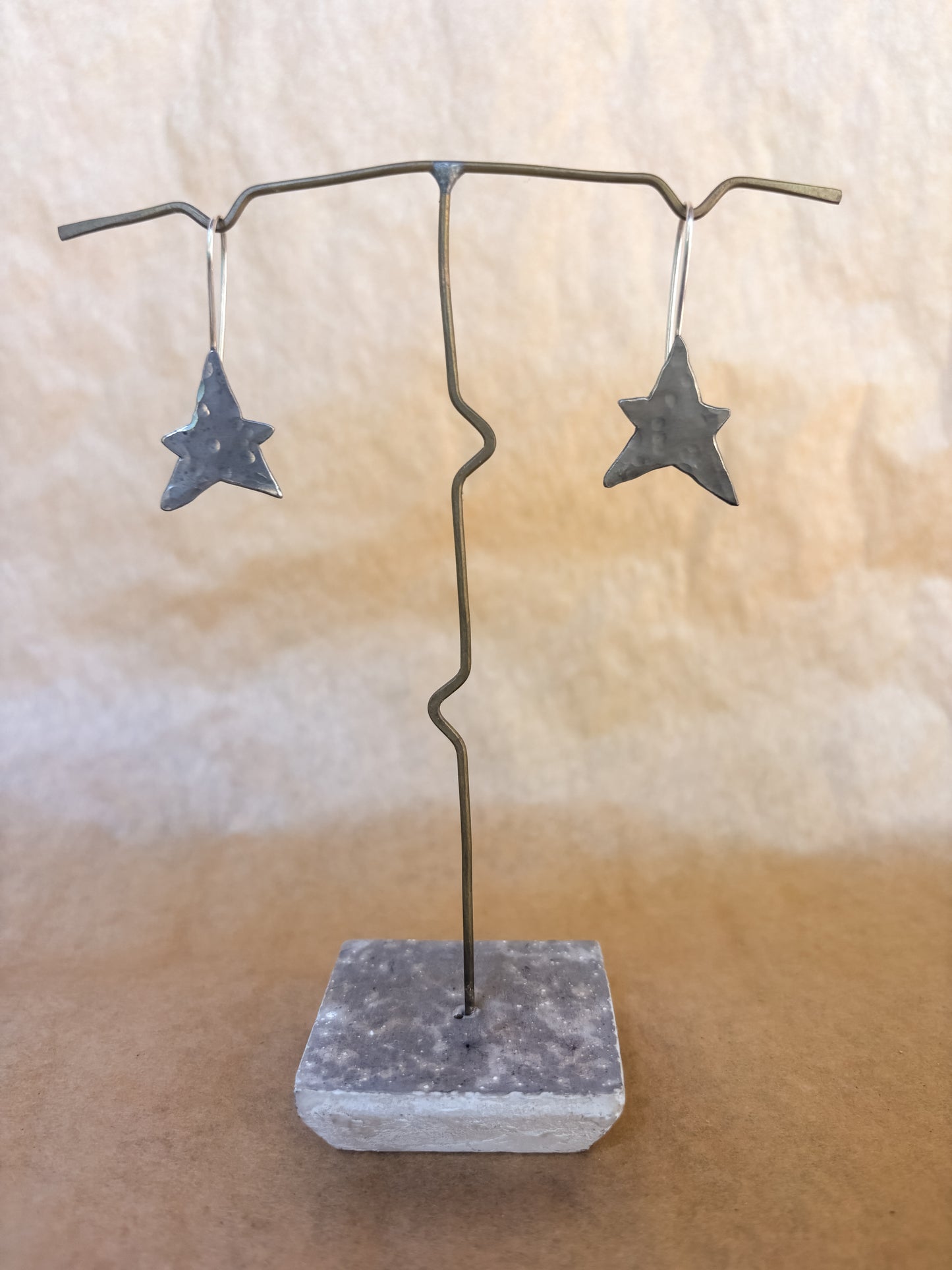 long star earrings