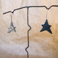 long star earrings