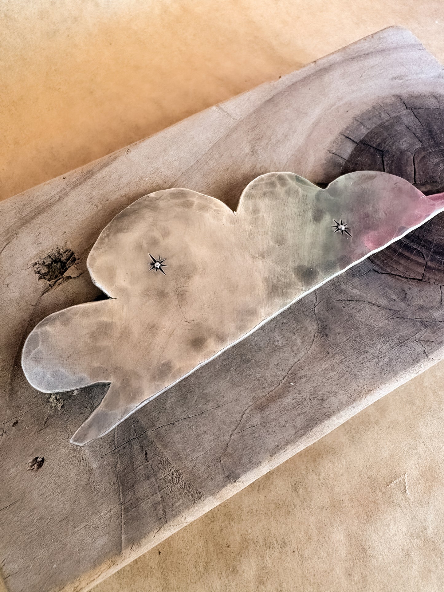 striking starry cloud brooch