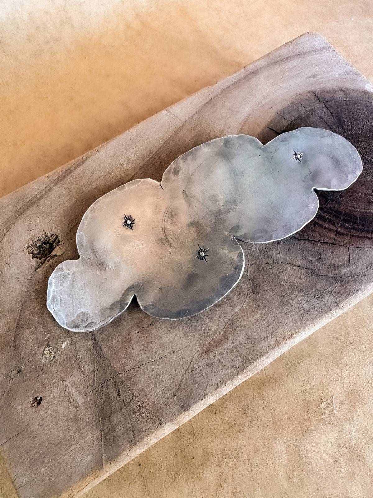 plush starry cloud brooch