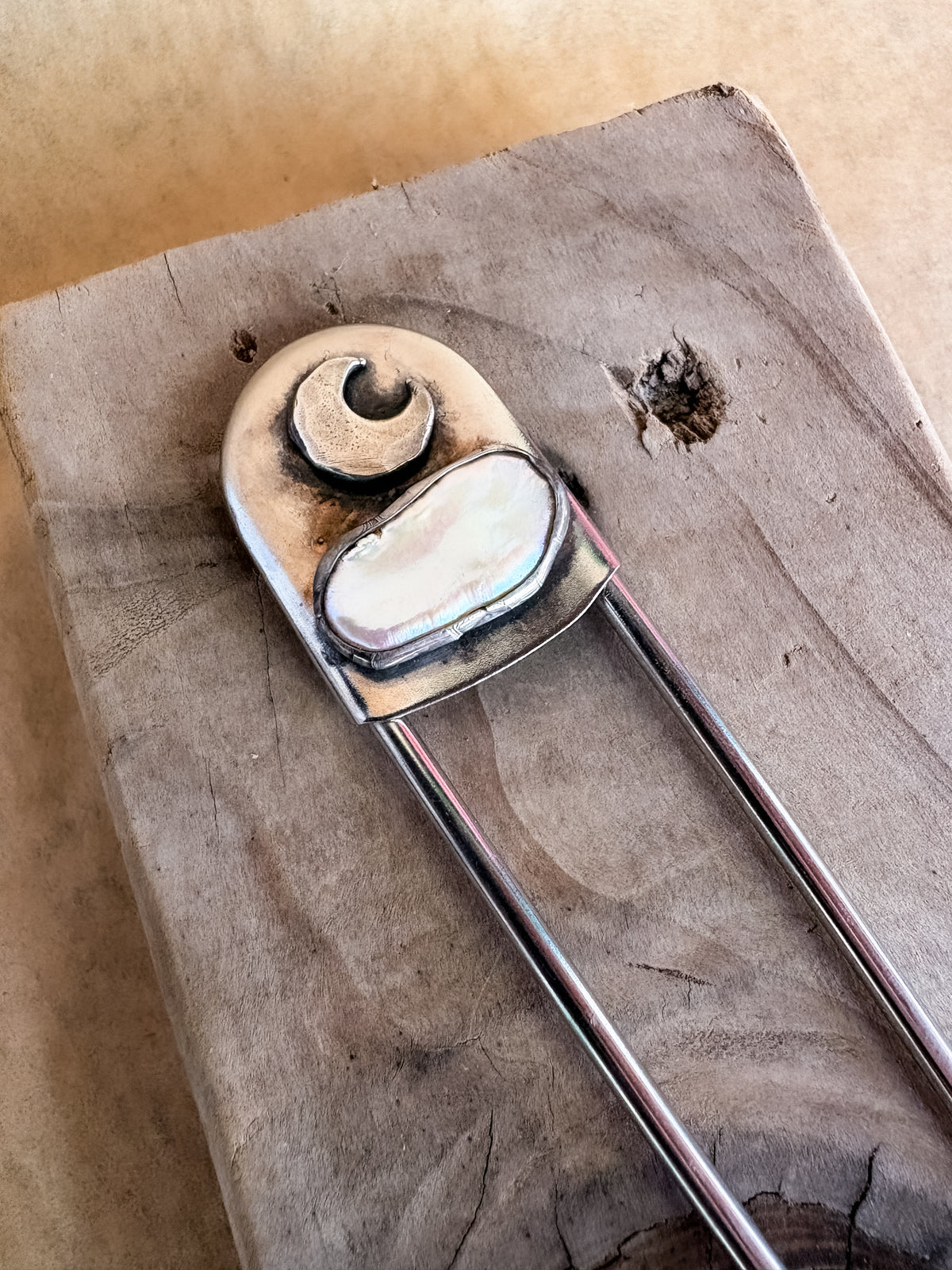 cloud moon safety pin