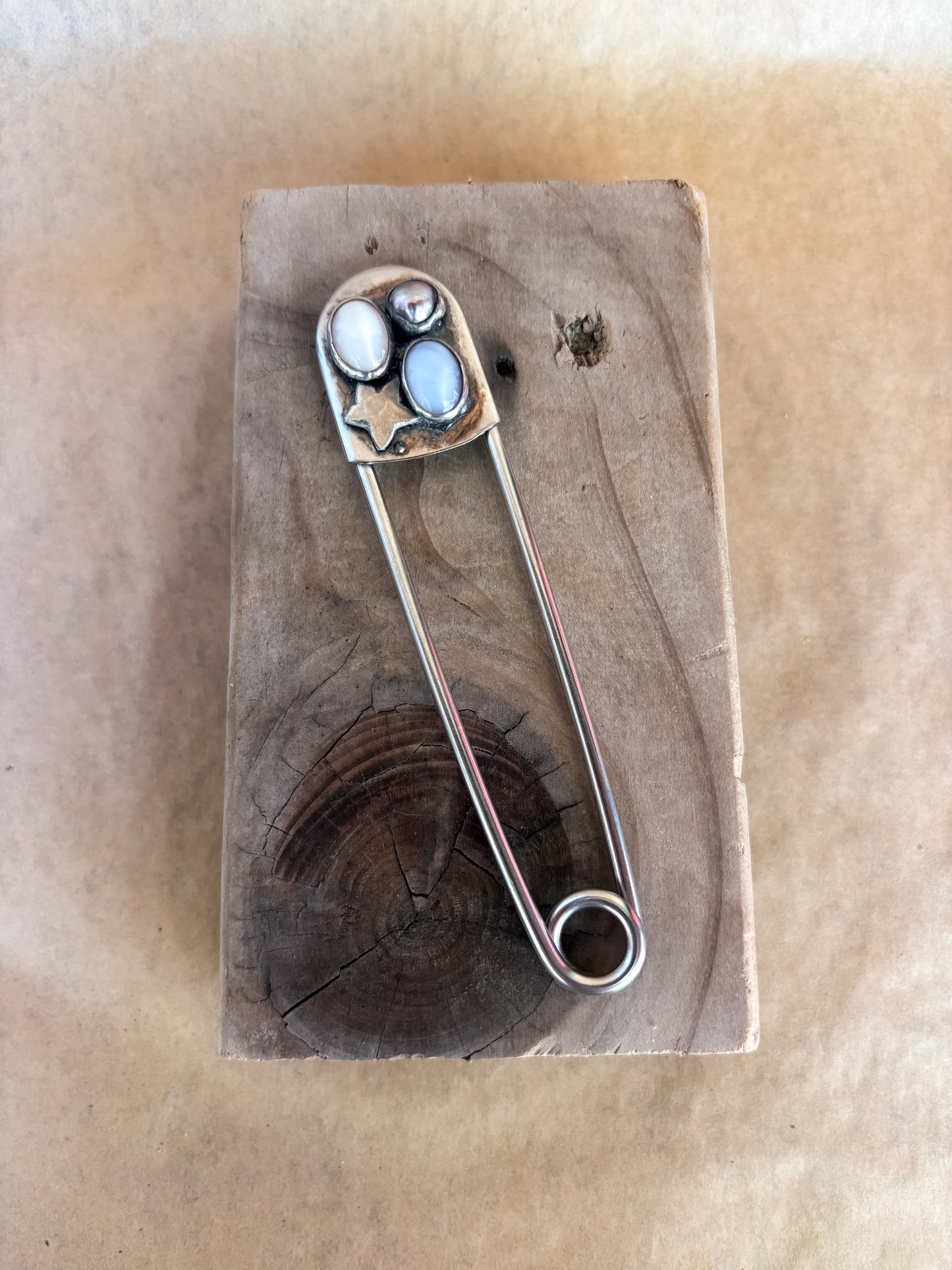 celestial cluster safety pin