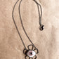 flower eye necklace